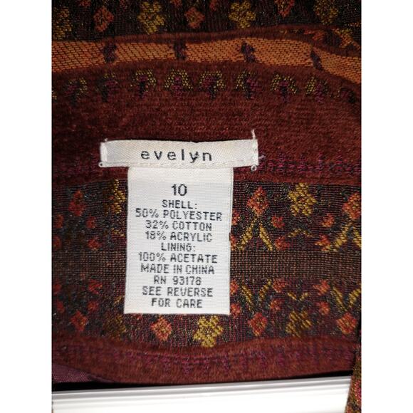 Women's Tapestry Blazer Size 10 (Fits like 8) Unique Artsy Statement Style Trend - Picture 2 of 8